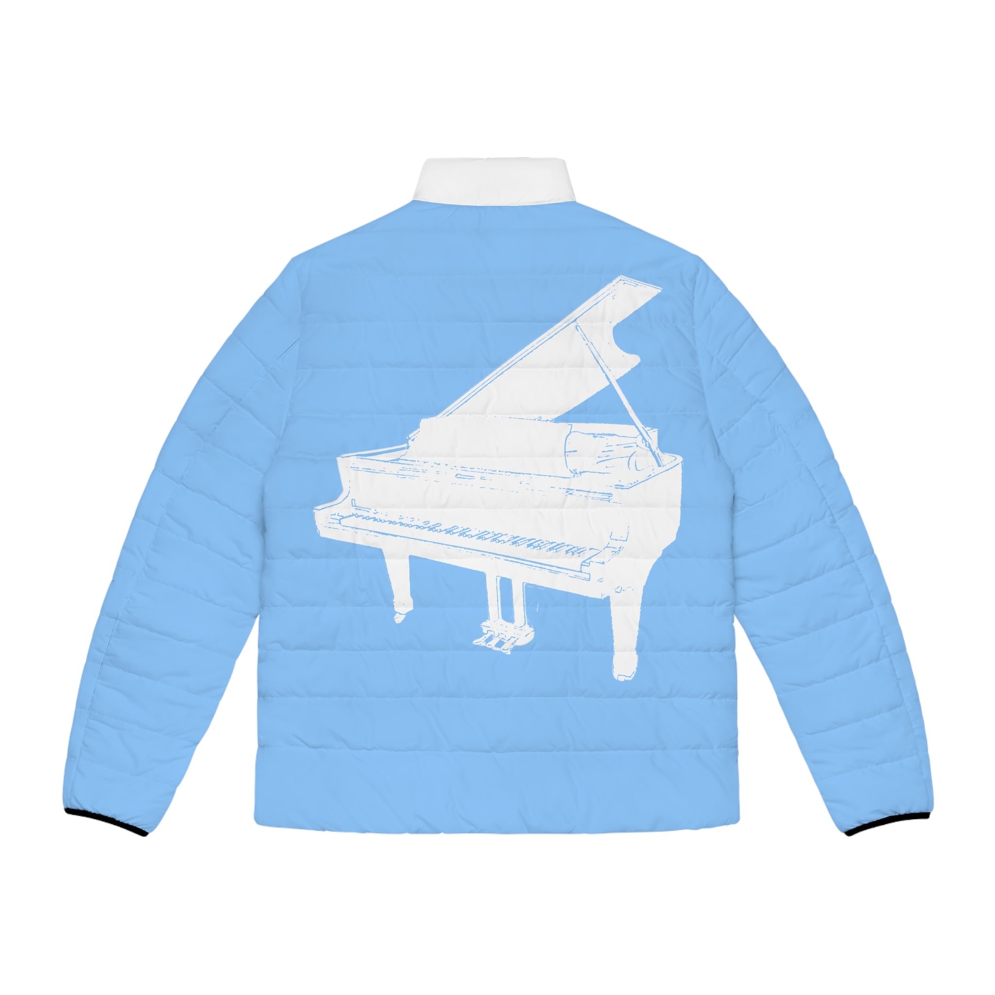 Men's Grand Piano Puffer Jacket - Blue