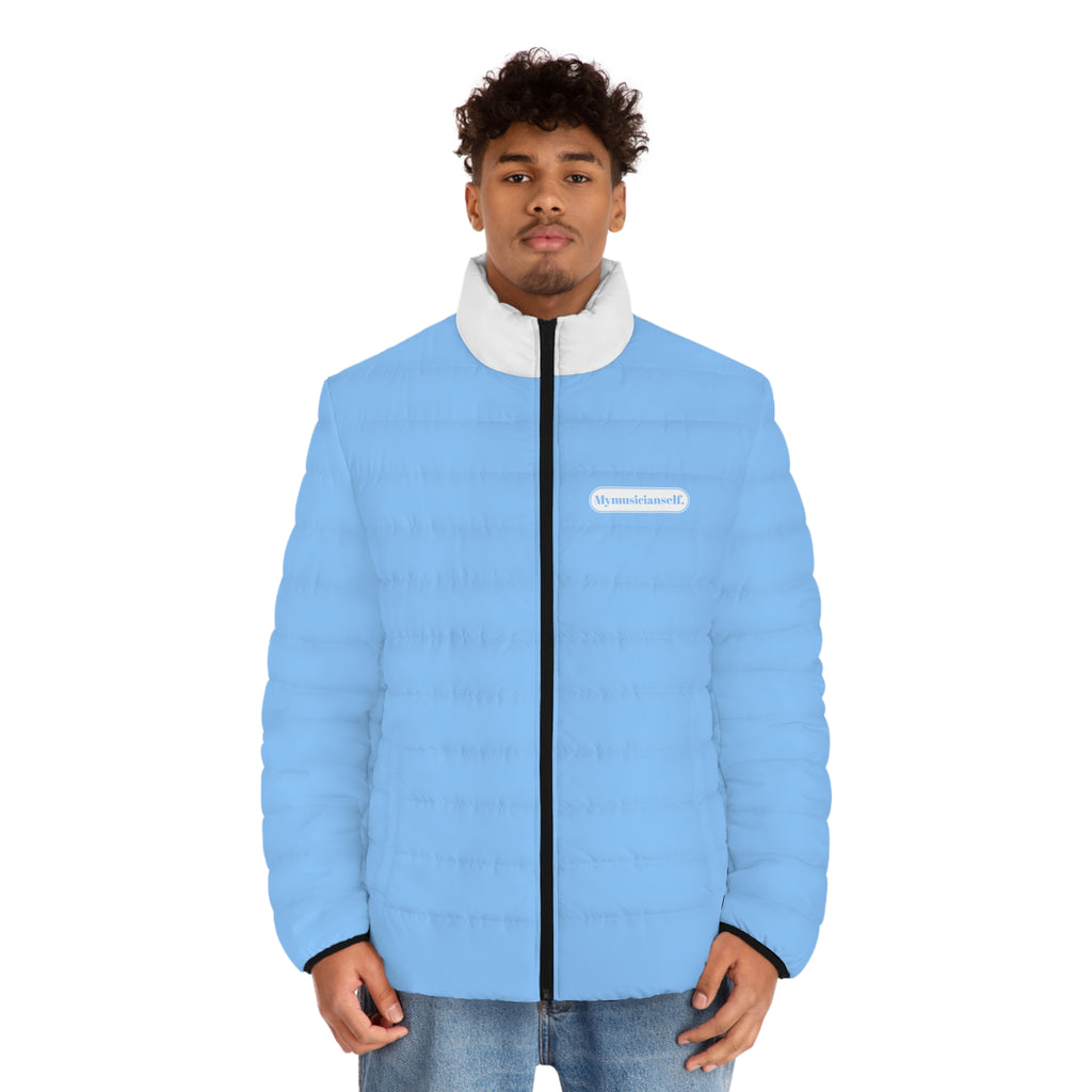 Men's Grand Piano Puffer Jacket - Blue