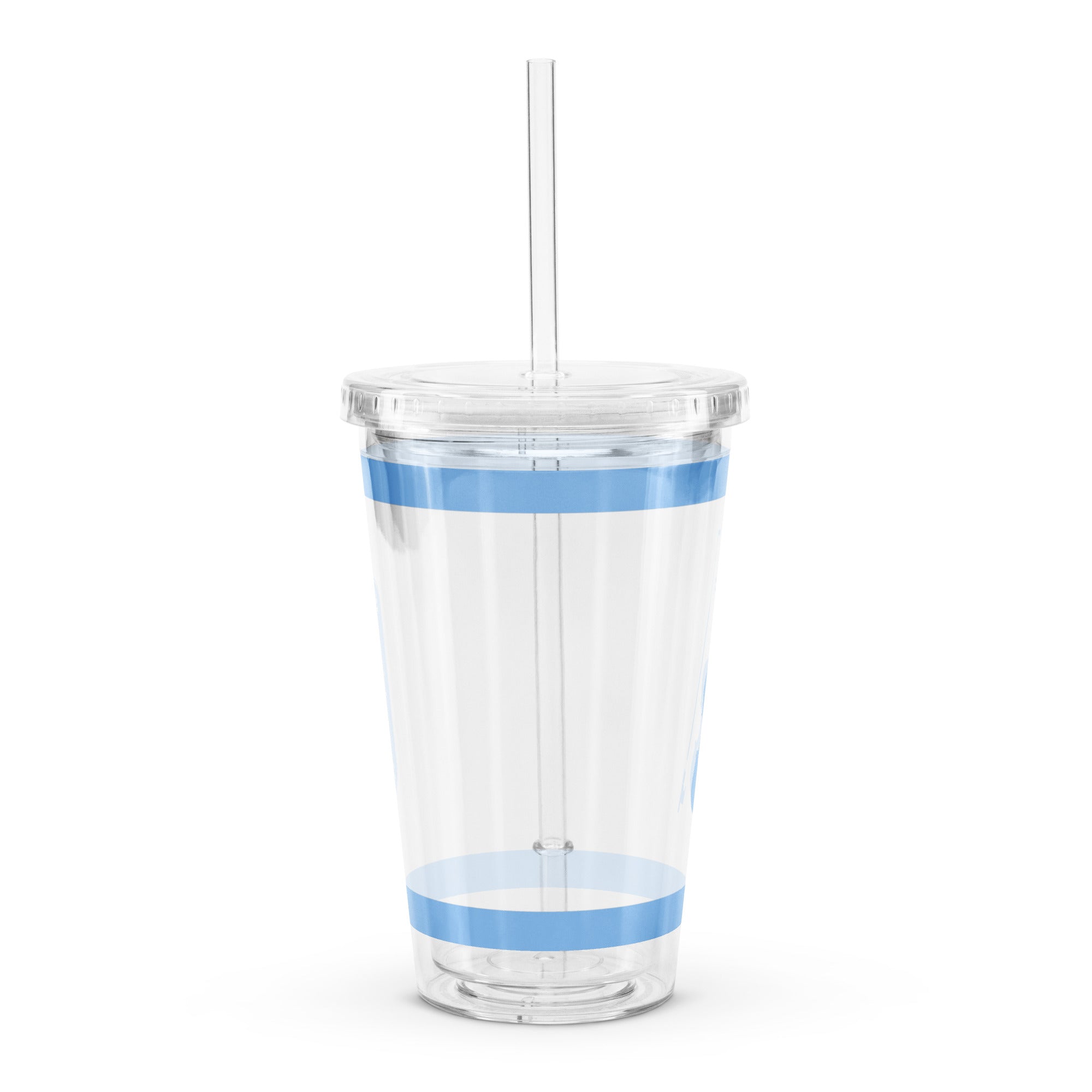 VIOLIN CLEAR TUMBLER - BLUE