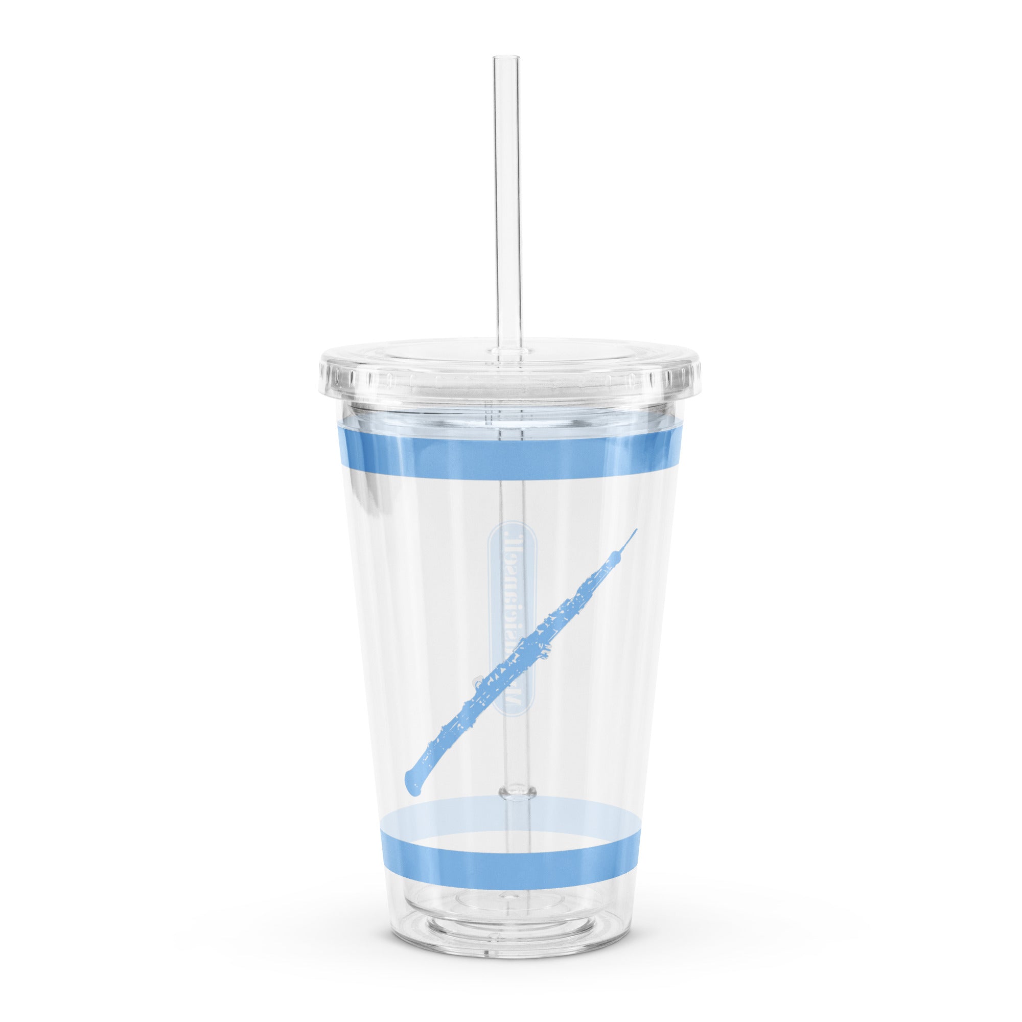 OBOE CLEAR TUMBLER - BLUE