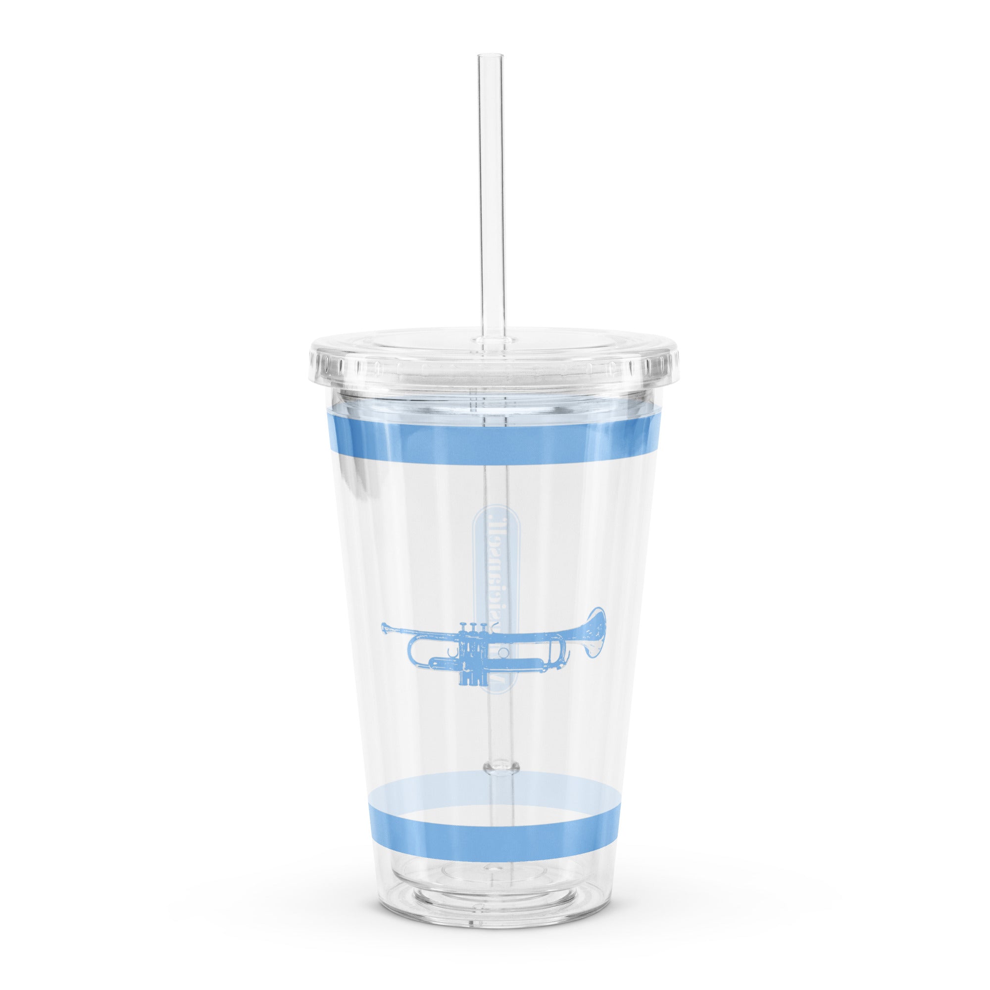 TRUMPET CLEAR TUMBLER - BLUE