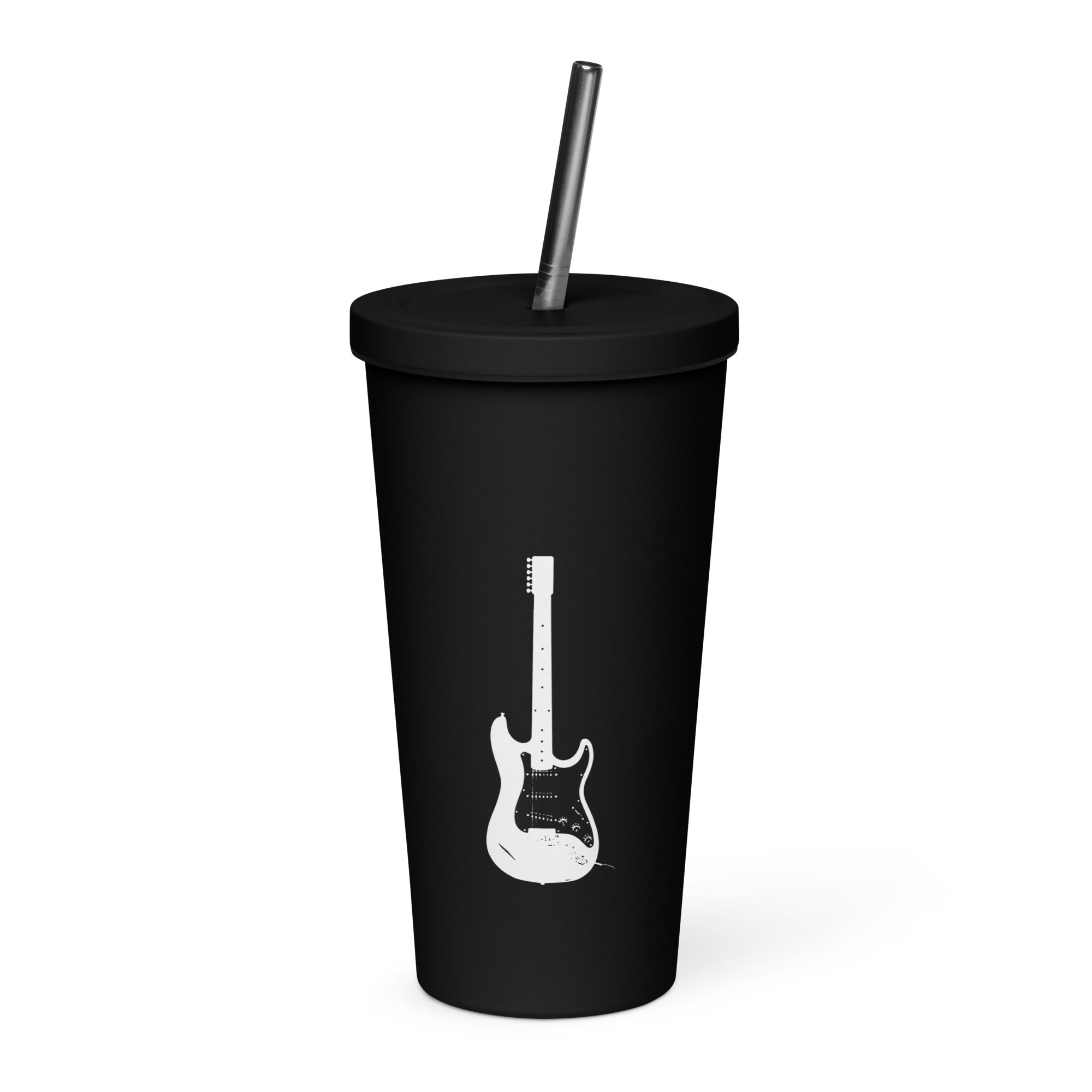 ELECTRIC GUITAR INSULATED TUMBLER - BLACK