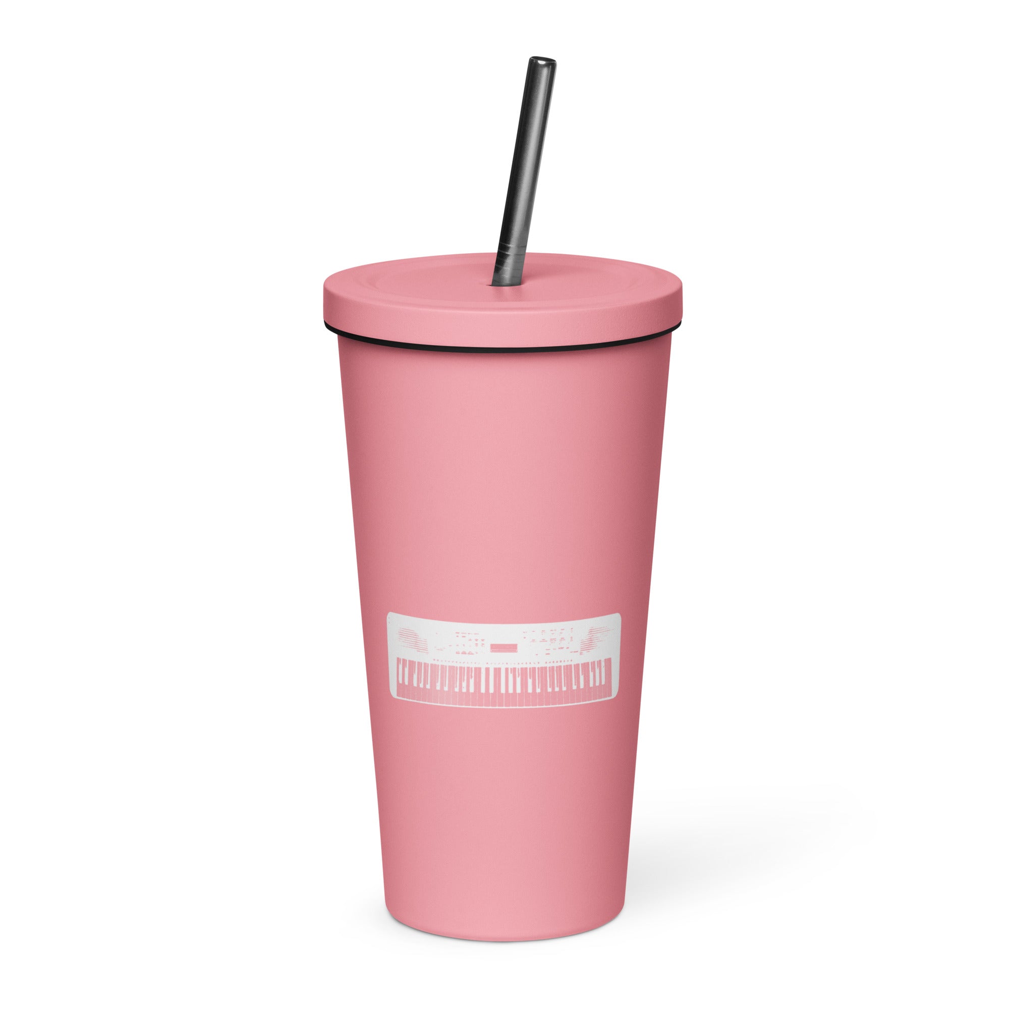 KEYBOARD INSULATED TUMBLER - PINK