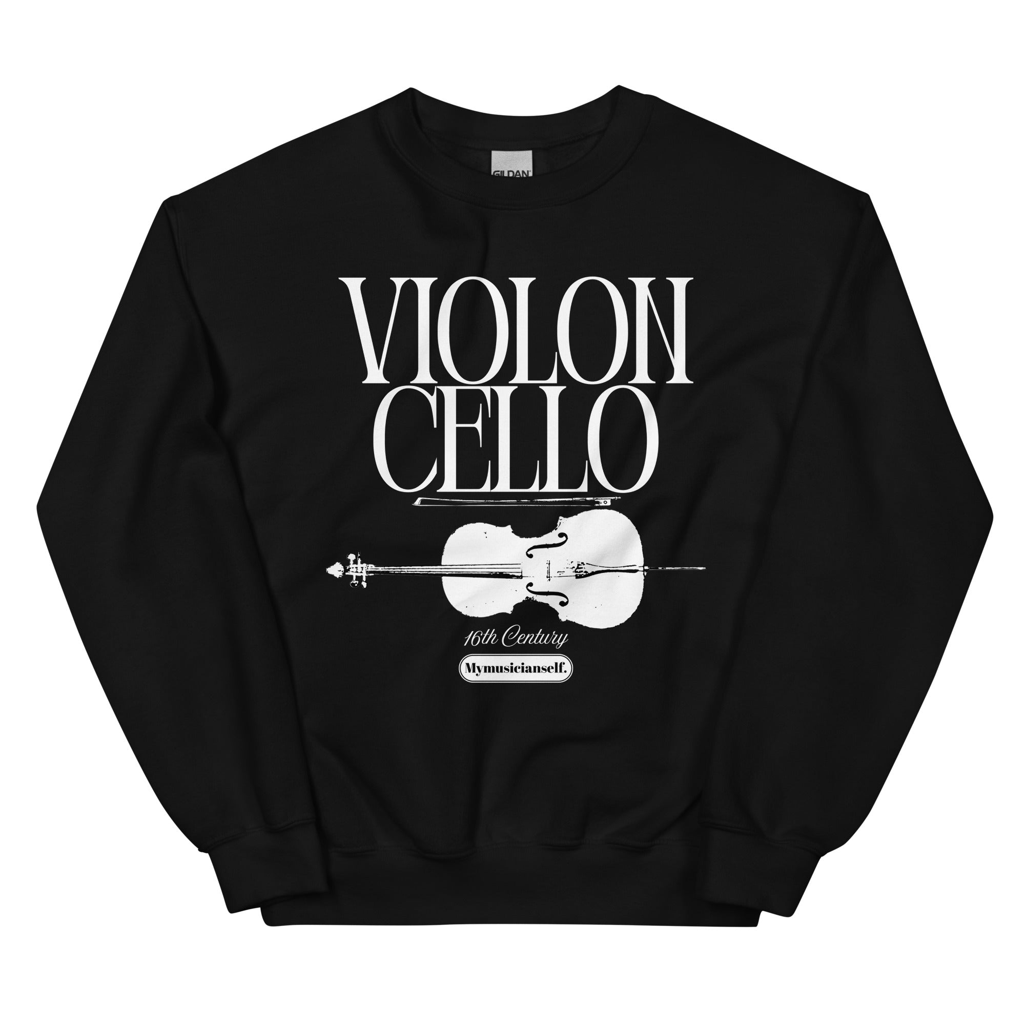 VIOLONCELLO SWEATSHIRT - BLACK