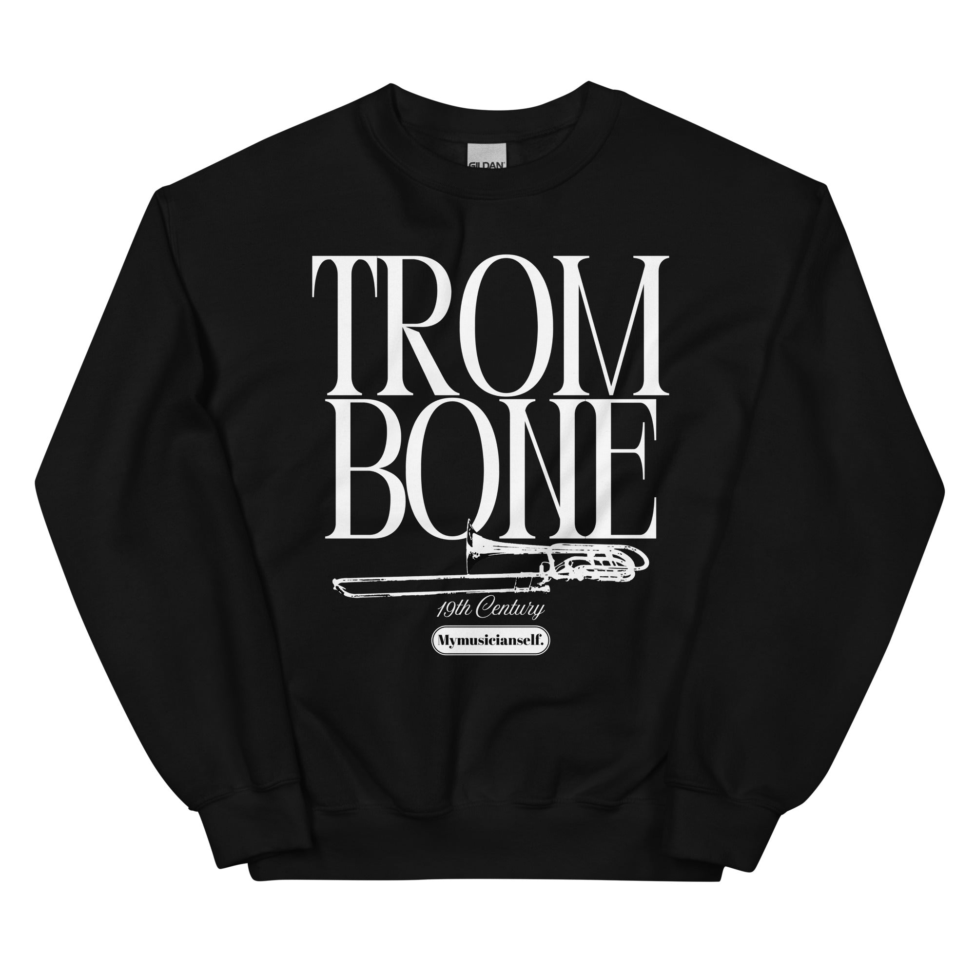 TROMBONE SWEATSHIRT - BLACK