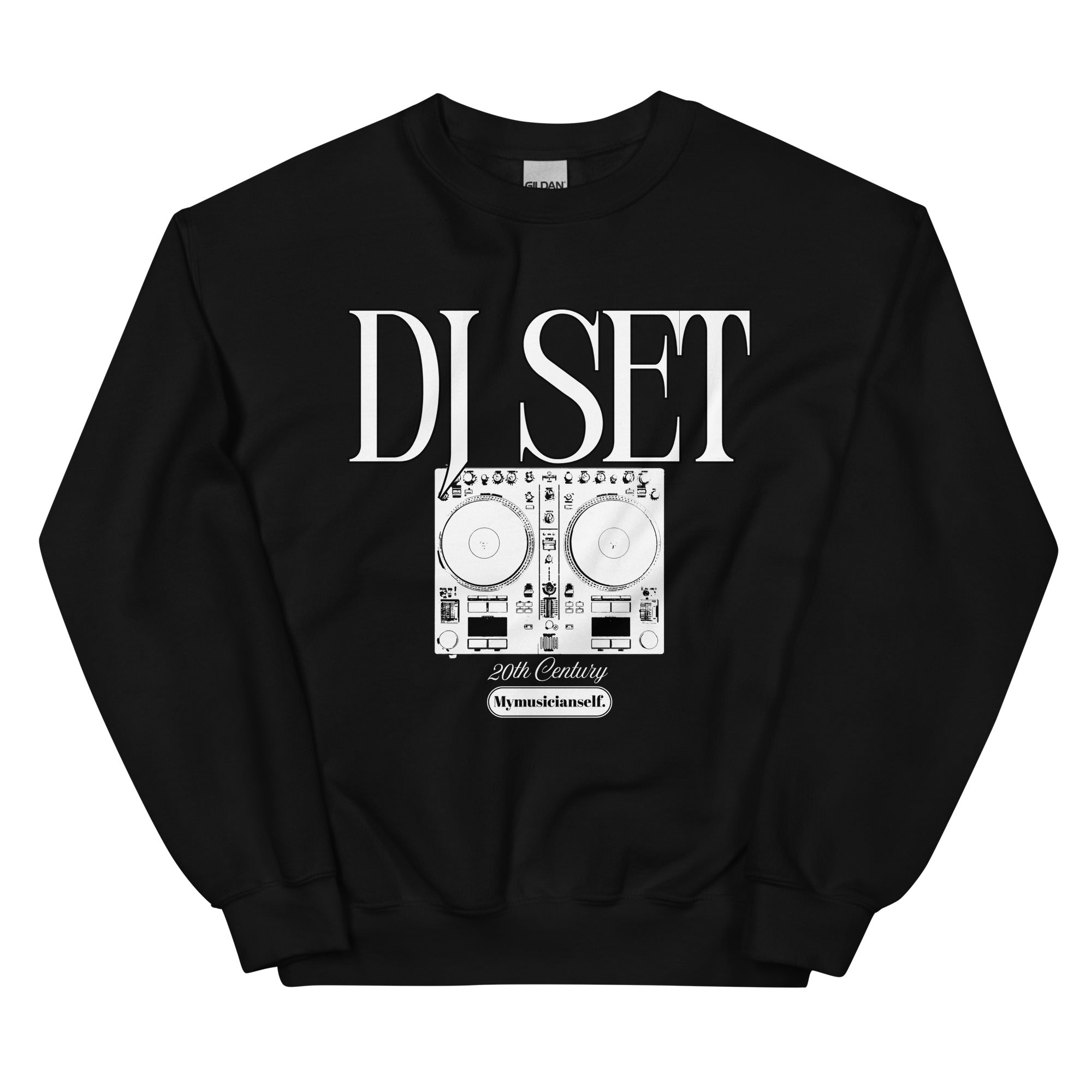 DJ SET SWEATSHIRT - BLACK