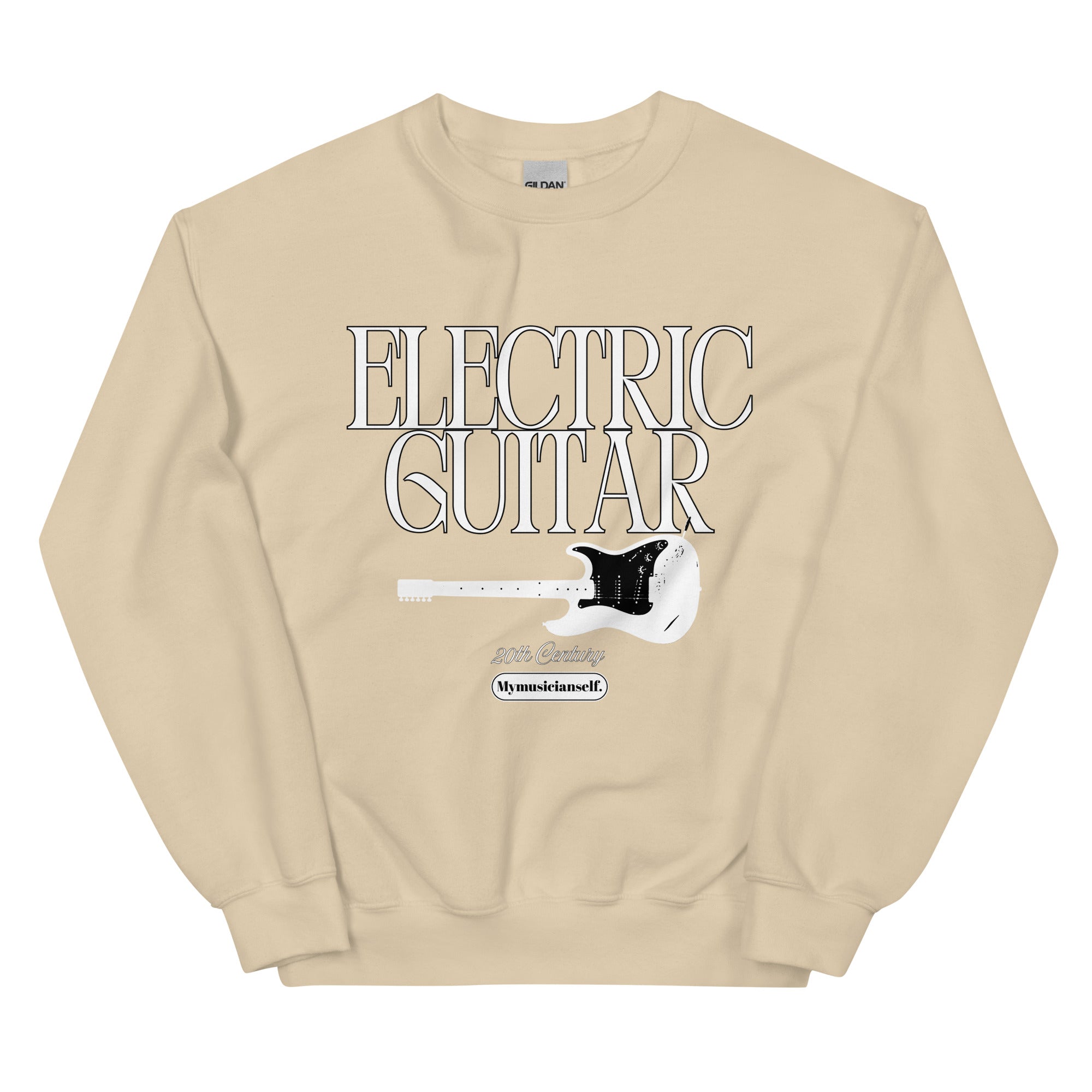 ELECTRIC GUITAR SWEATSHIRT - SAND