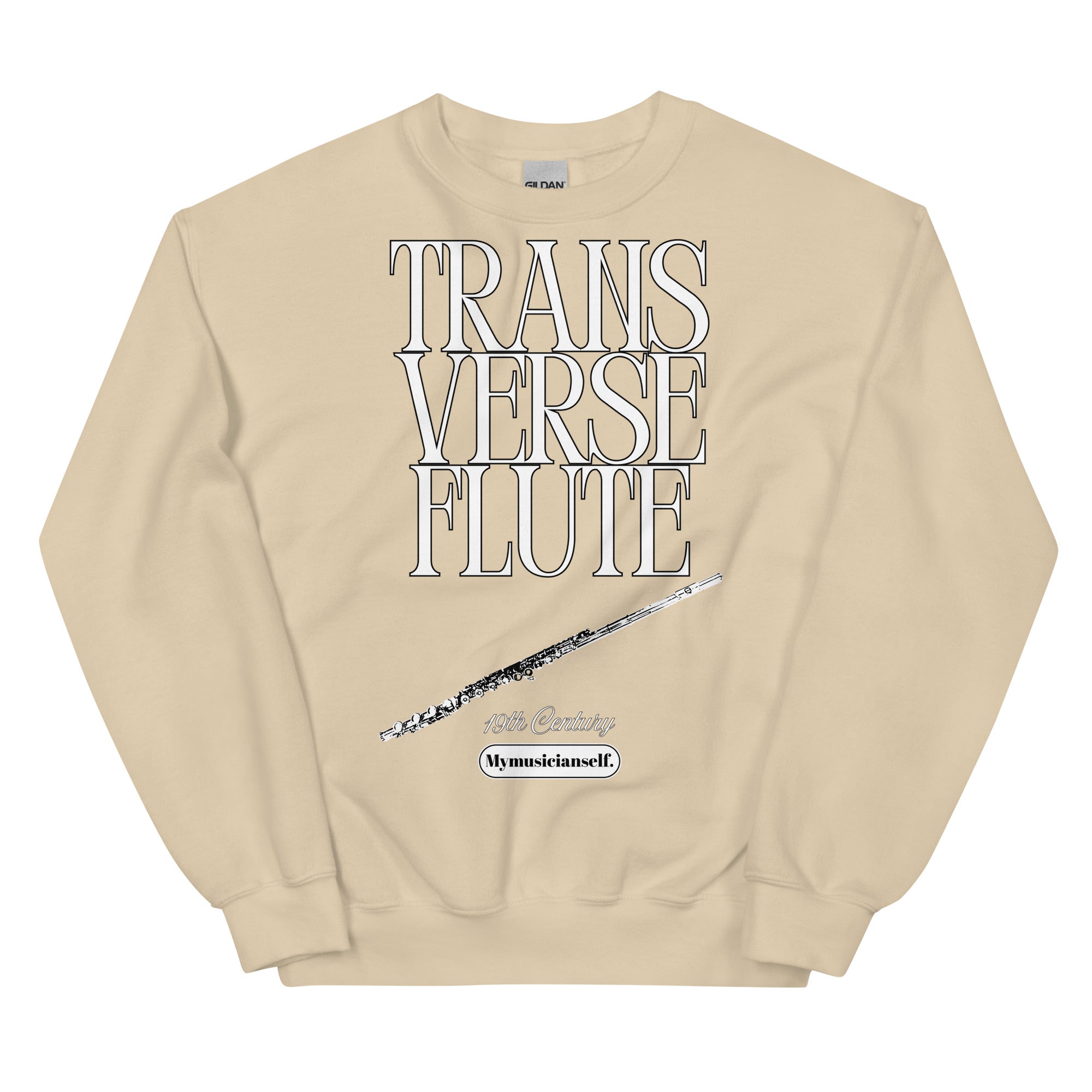 TRANSVERSE FLUTE SWEATSHIRT - SAND