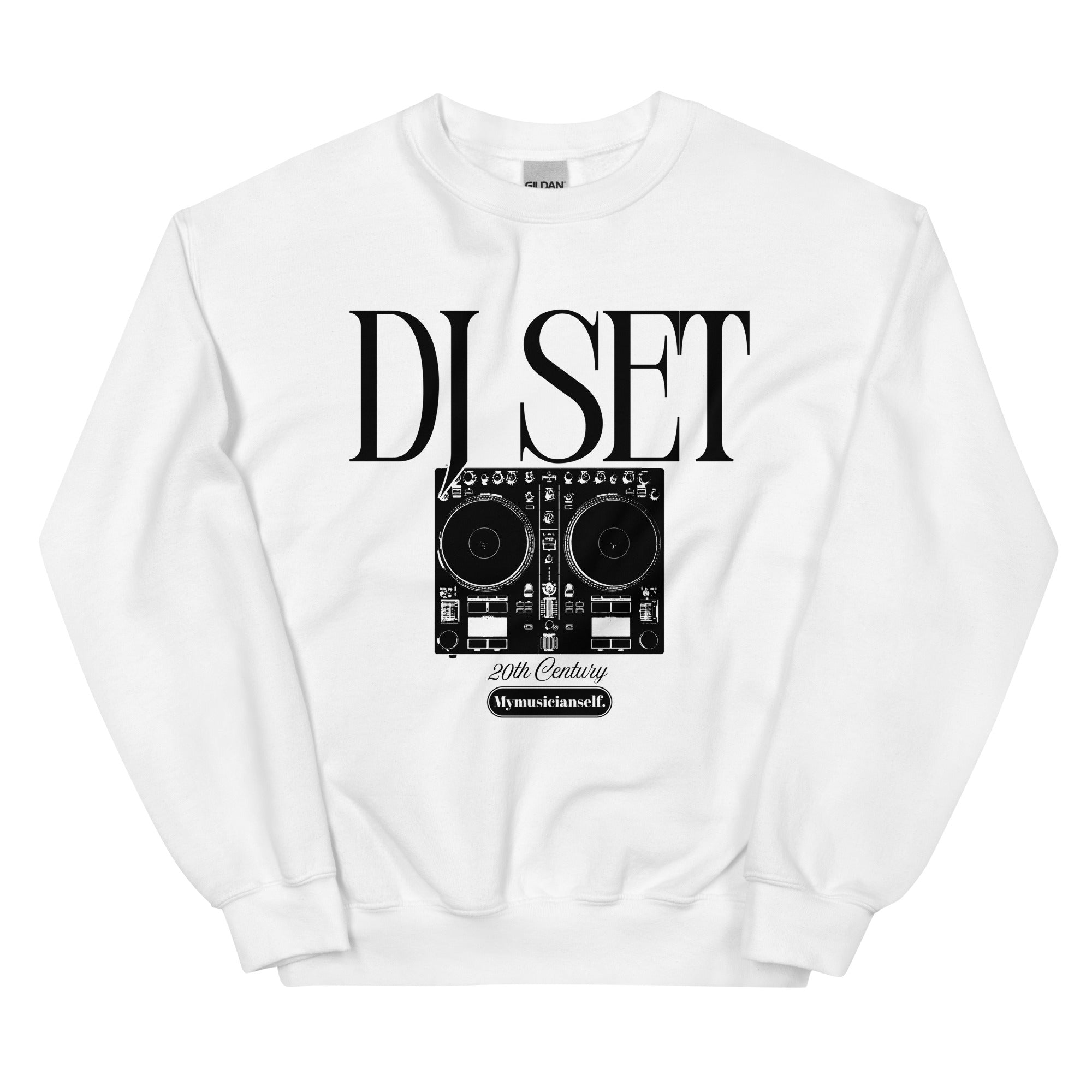 DJ SET SWEATSHIRT - WHITE