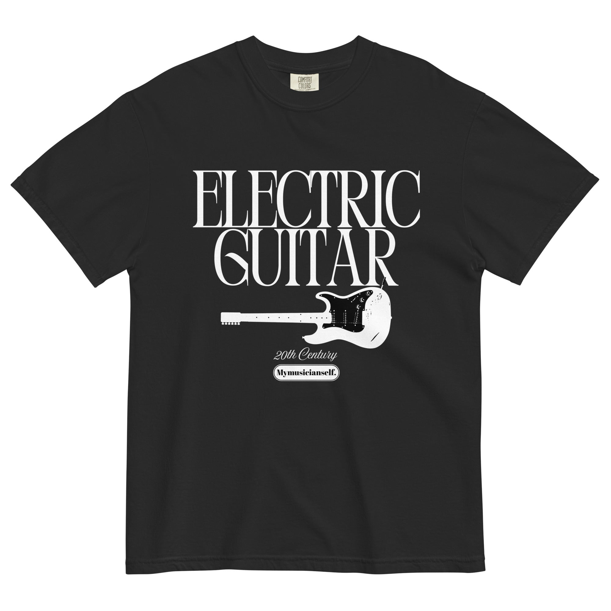 ELECTRIC GUITAR T-SHIRT - BLACK