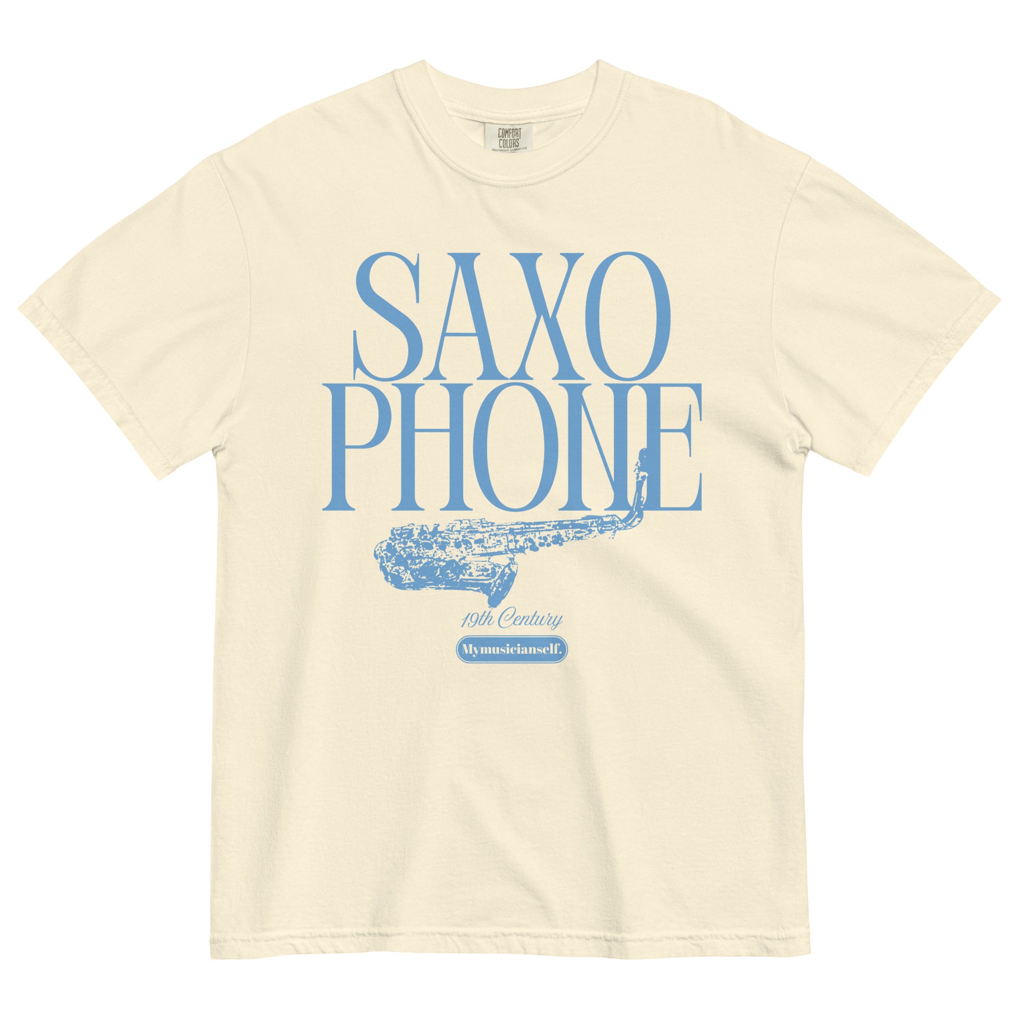 SAXOPHONE T-SHIRT - SAND